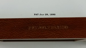 Slide Patent Date, July 29, 1890