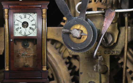 Seth Thomas, Brass Movement Weight Driven Clock
