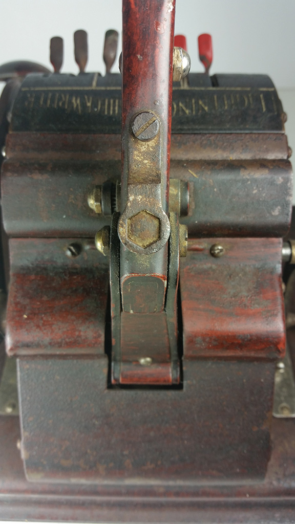 Back of check writer