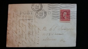 Back of Post Card